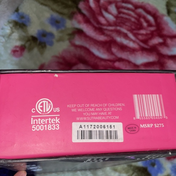 Sutra Beauty  Straightening Heat Pink Brushes Irons Ionic Technology Hair* - Picture 10 of 12